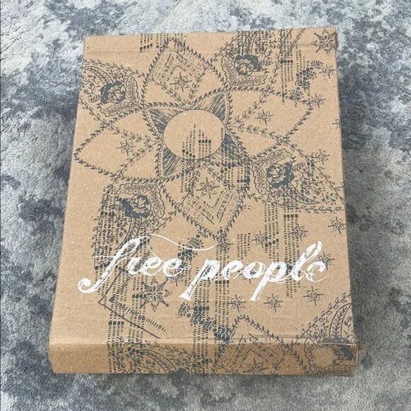 FREE PEOPLE Zoe Platform Slide Sandals Slip On Leather Silver Size 38.5 / US 8 - Picture 8 of 11